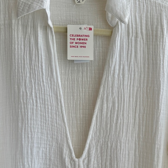 Roxy Summer Limonade White Shirt Dress for Women, Beach Coverup, Medium, NWT - Picture 16 of 16